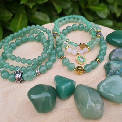 bracelet-pierre-aventurine-verte-2 Bracelet en Howlite adapté à apaiser l'esprit pour retrouver la clarté